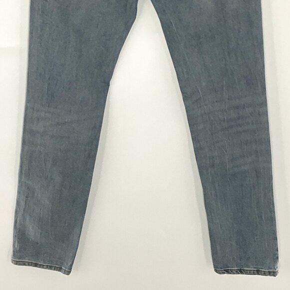 Levis 511 Jeans Mens 29x27 Blue Slim Straight Mid Rise Light Wash Stretch Denim - Picture 6 of 12